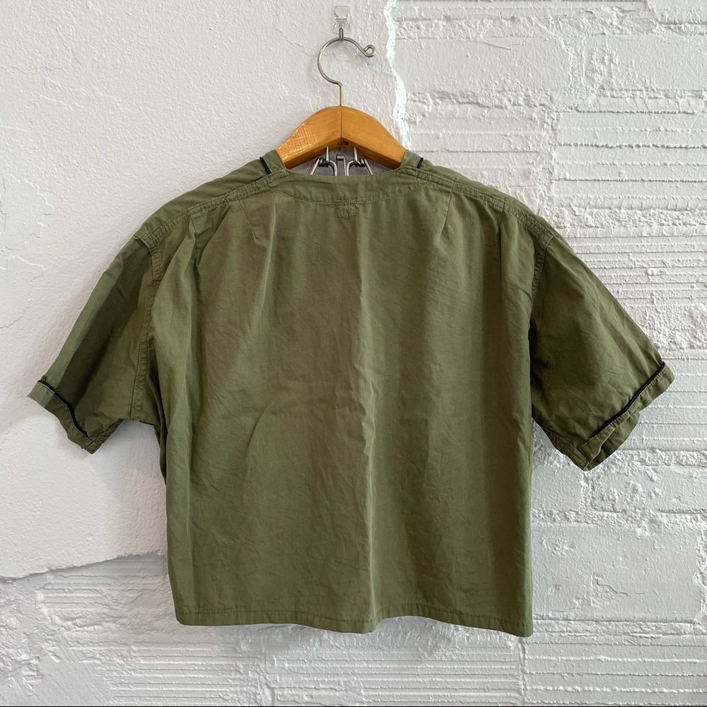 vintage swedish army v-neck - Picture 5 of 6